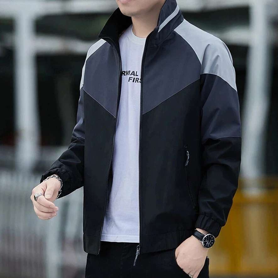 Men Solid Casual Jacket